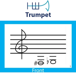 Trumpet Flash Cards Front